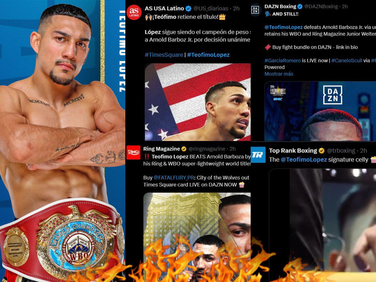 Teófimo López dominante, Conquistó Nueva York: El mundo del boxeo y la prensa internacional se rinden ante el catracho