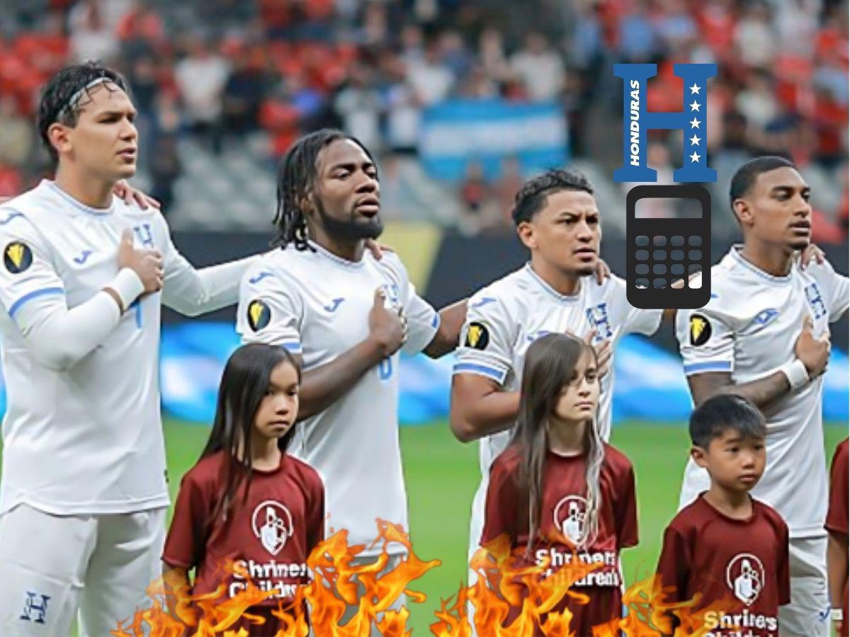 Selección de Honduras saca la calculadora: Lo que necesita la Bicolor para clasificar a cuartos de final de Copa Oro