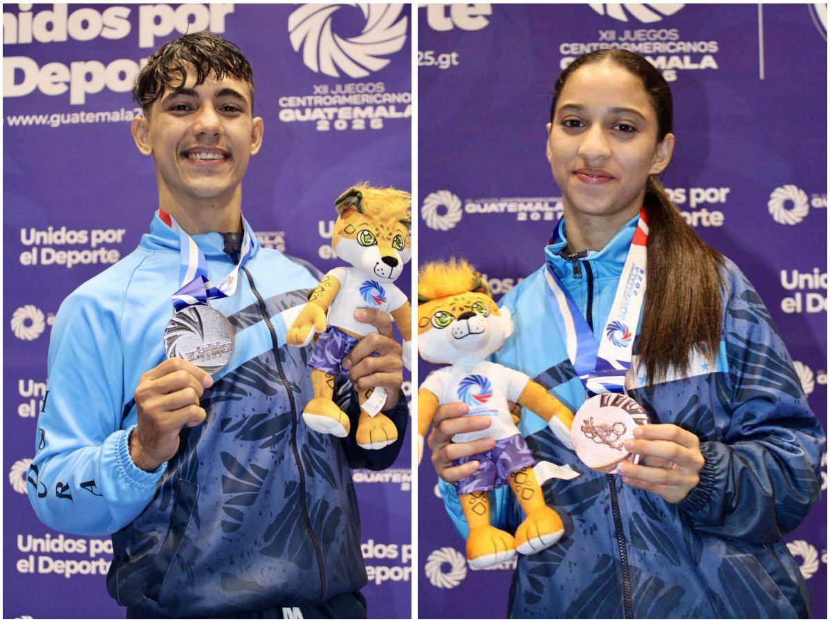 Hondureños ganan Plata y Bronce en Karate en los XII Juegos Centroamericanos Guatemala 2025
