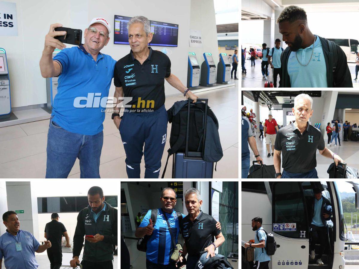 A la casa de Messi: Los 11 jugadores de Honduras que viajaron a Miami y Rueda causó furor en el Aeropuerto de Palmerola
