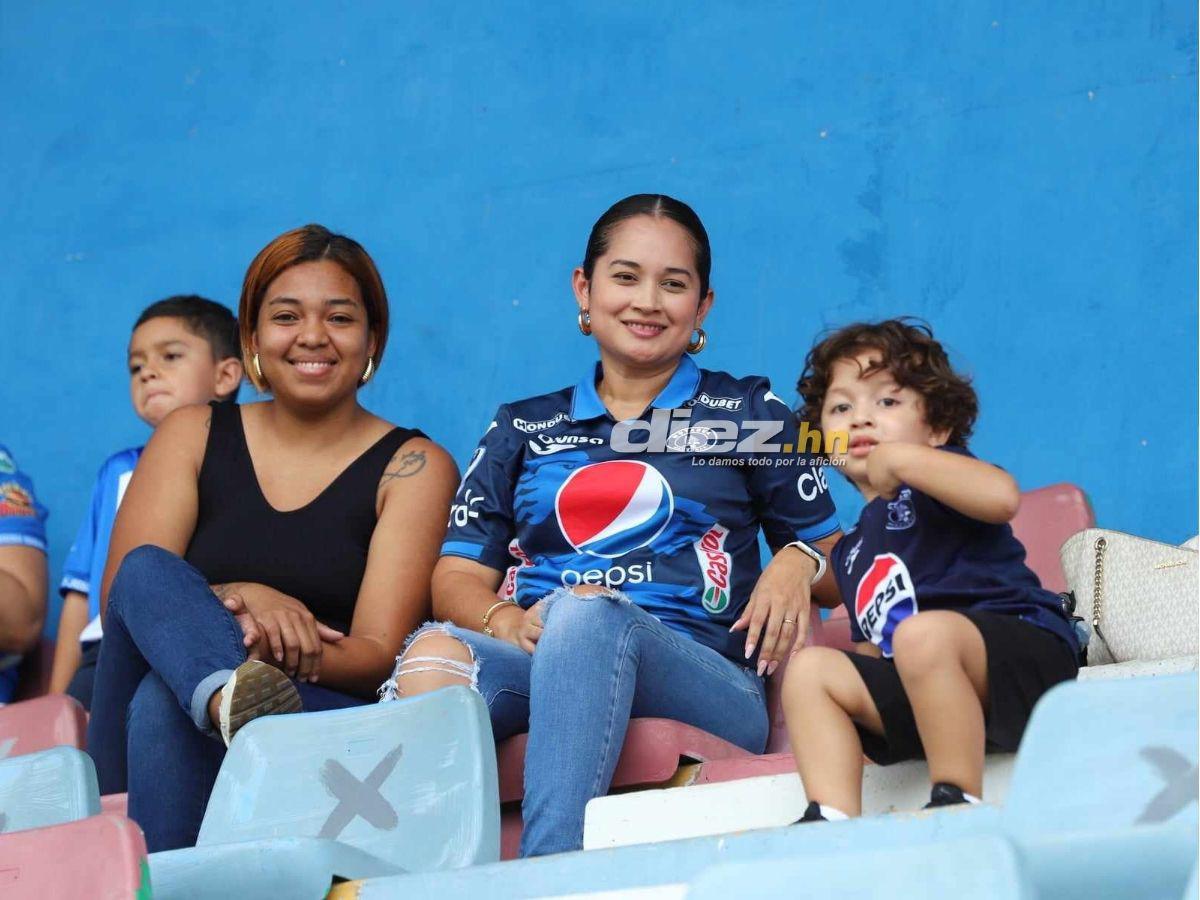 No se vio en TV: Motagua estrenó piel, barra del ciclón desató infierno azul, bronca del Victoria y el gesto Serrano