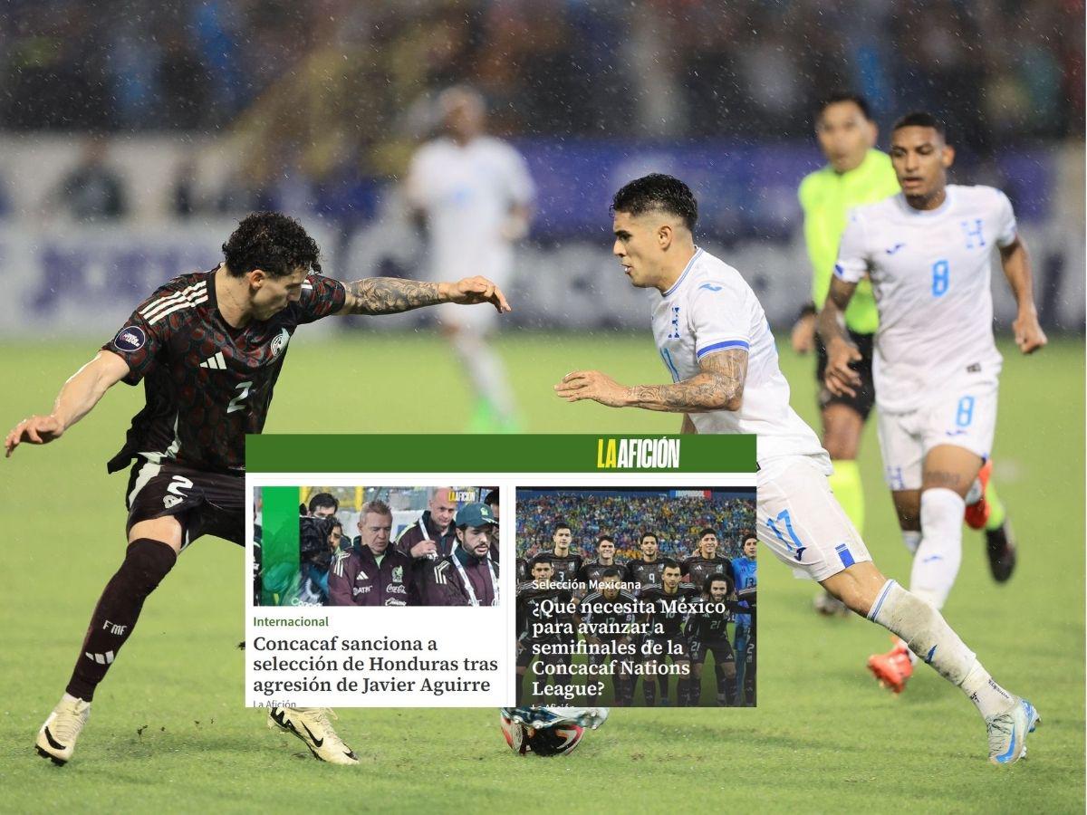 Faitelson pide castigo para Aguirre por gestos obscenos y prensa de México mete miedo a Honduras: “Será un infierno”