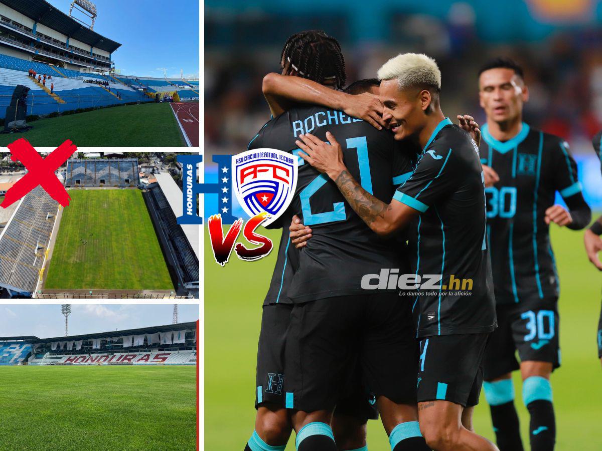El Morazán está descartado: ¿El Nacional o el Olímpico, en qué estadio jugará Honduras en su debut eliminatorio ante Cuba?