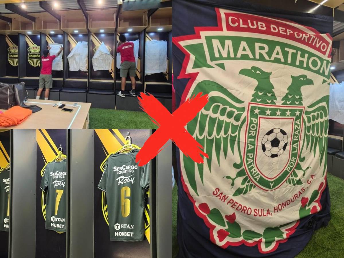 La curiosa decisión que había tomado Marathón con el camerino de Real España en el Morazán, pero se retractaron