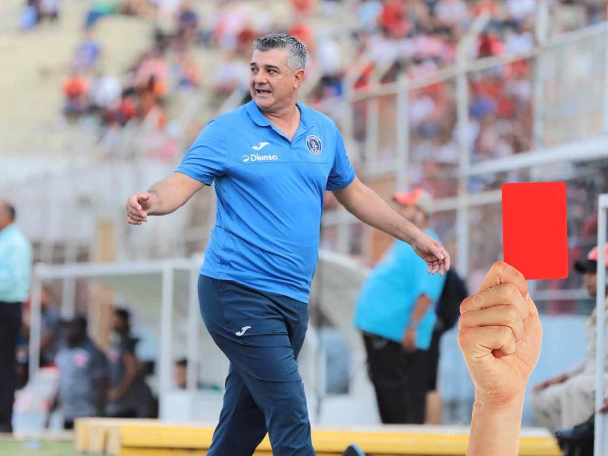 Diego Vazquez y su récord negativo en grandes finales dirigiendo al Motagua en Liga Nacional de Honduras
