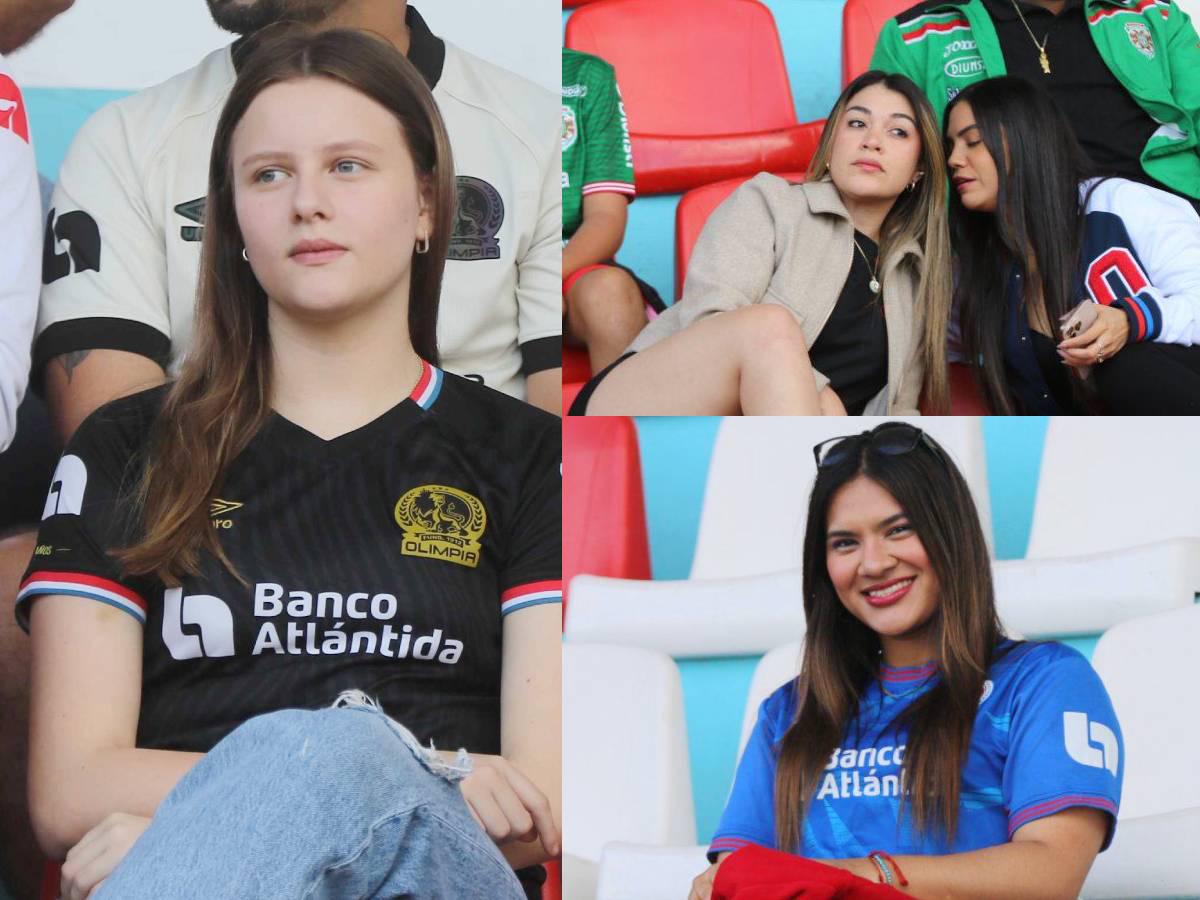 ¡Belleza sobresale en el Nacional! Olimpia y Marathón juegan, pero ellas se llevan todas las miradas en el clásico