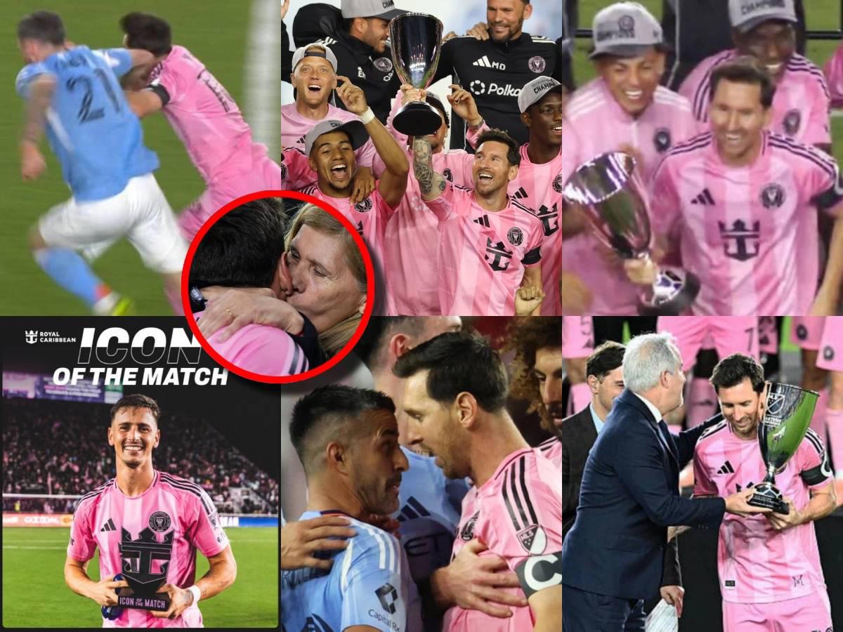 Messi protagoniza pelea, el tremendo beso que le dieron y David Ruiz celebra con Leo el título de Inter Miami en la MLS