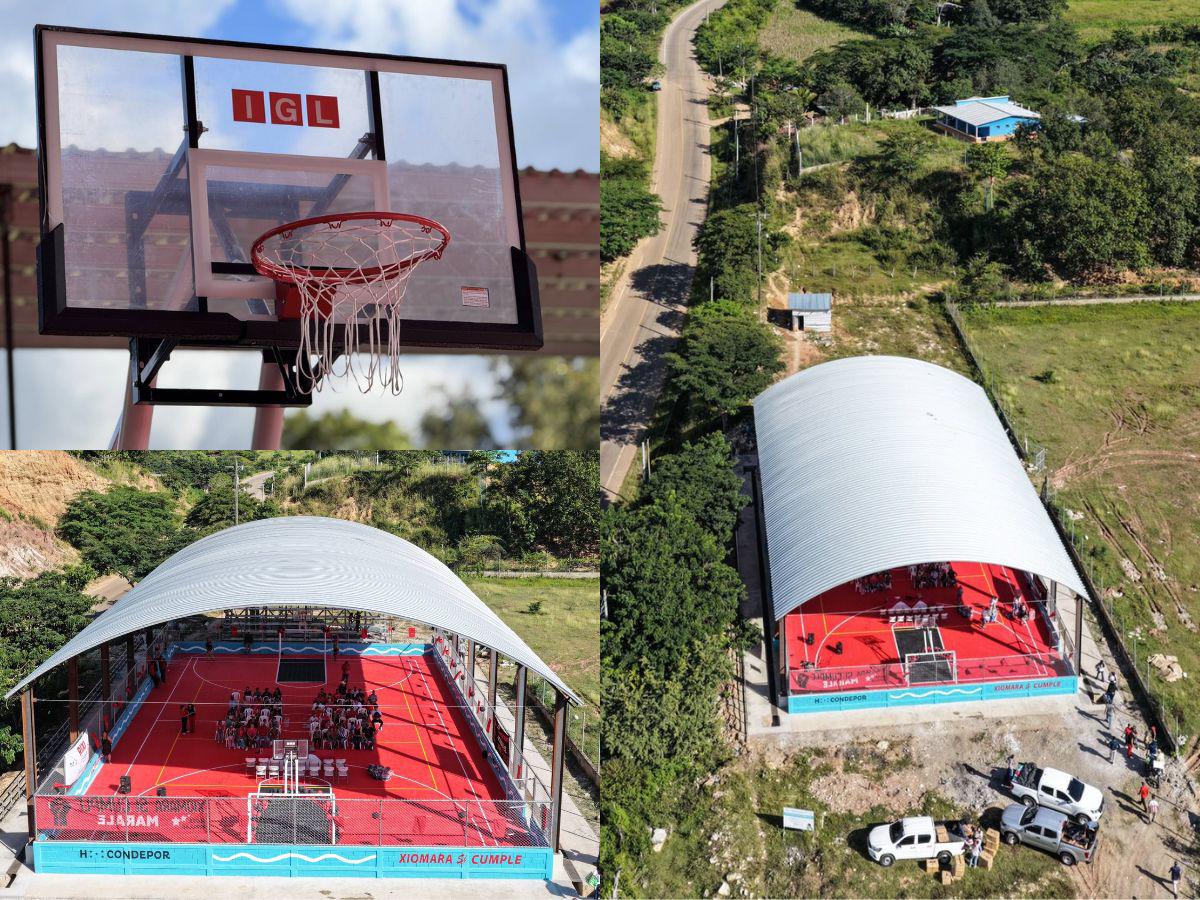 ¡Ya son 91 canchas! Condepor inaugura recinto deportivo en Marale, Francisco Morazán