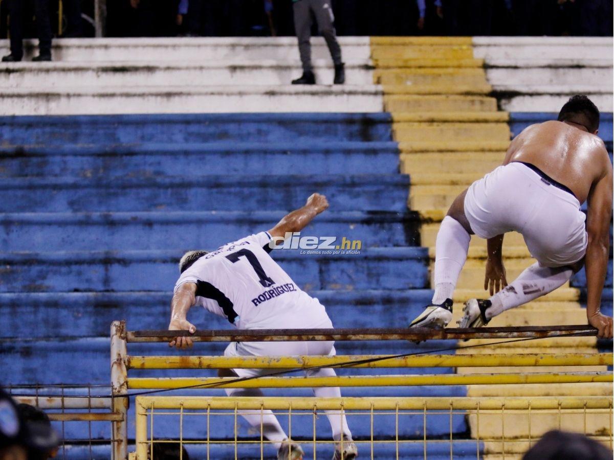 Batalla campal en el Olímpico: así fue el zafarrancho que protagonizaron las barras del Marathón y Alianza