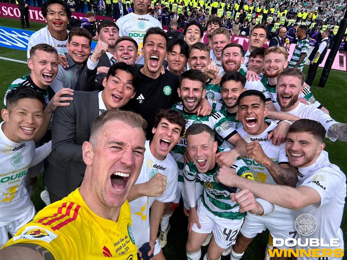 Así festejó Luis Palma el doblete del Celtic en su primer año en Escocia: ¡le puso ambiente al vestidor!