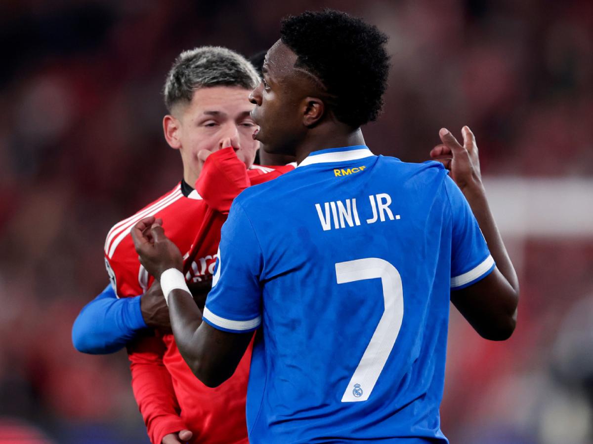 UEFA confirma lo peor: el severo castigo a Prestianni por los insultos racistas a Vinicius en la Champions League