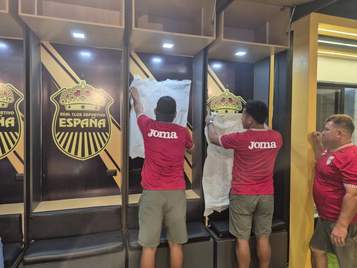 La curiosa decisión que había tomado Marathón con el camerino de Real España en el Morazán, pero se retractaron
