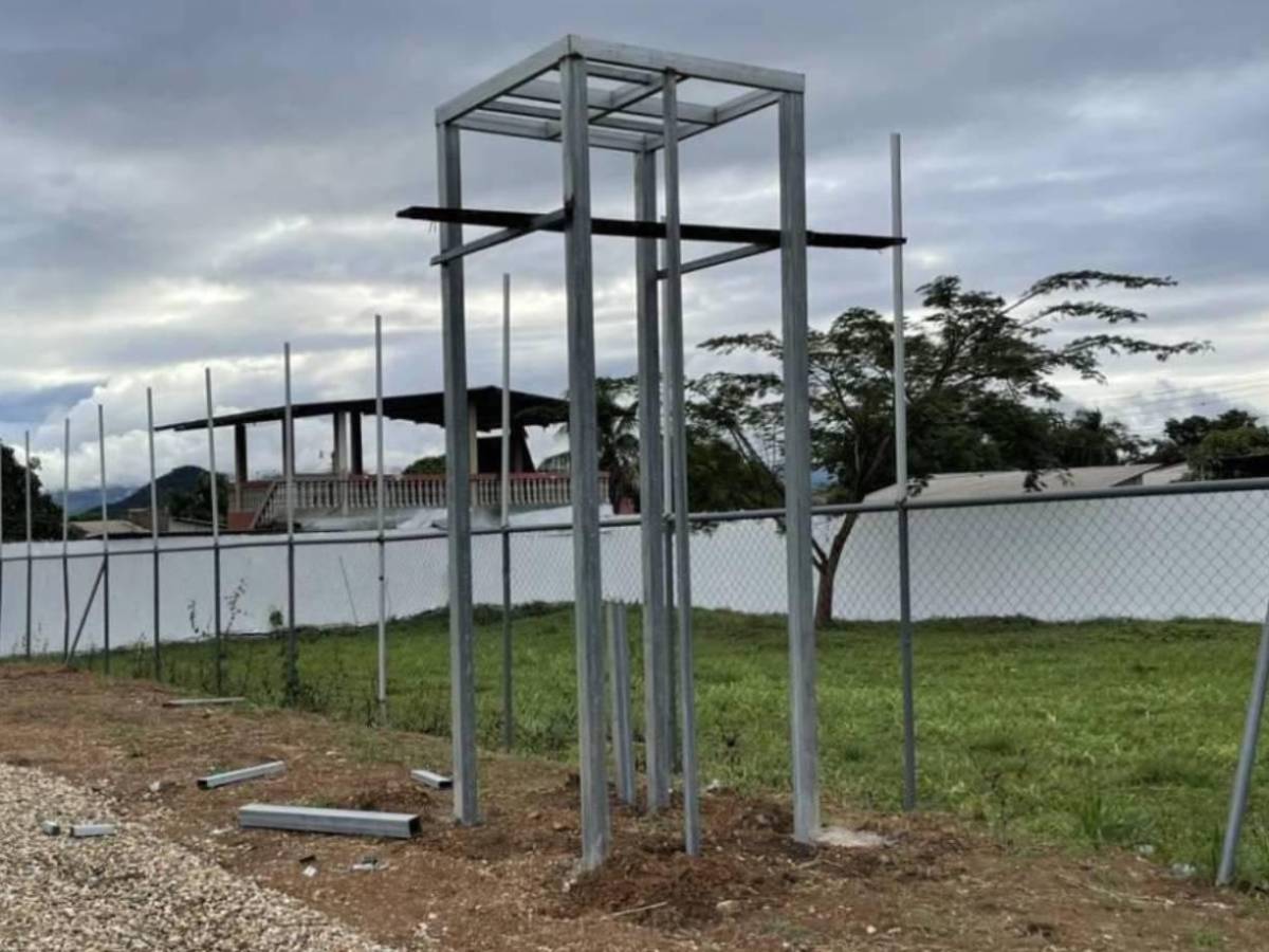 En fotos: Así es el curioso estadio de Honduras donde se jugará al fútbol en el Clausura 2025 de la Liga Nacional