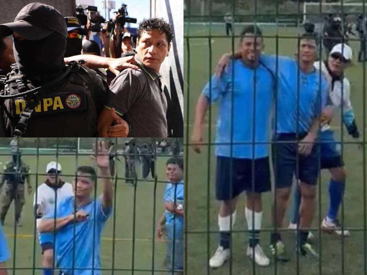 Óscar Pescado Bonilla reaparece jugando al fútbol: el exOlimpia impacta al quedar campeón de torneo en centro penal