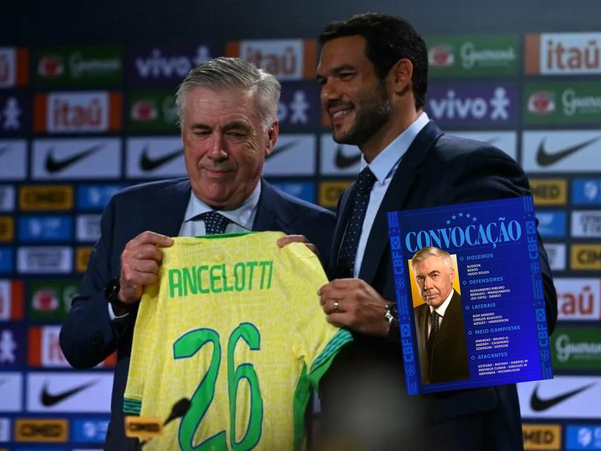 Neymar y dos jugadores del Real Madrid lideran la lista: los 'olvidados' por Ancelotti en su primera convocatoria en Brasil