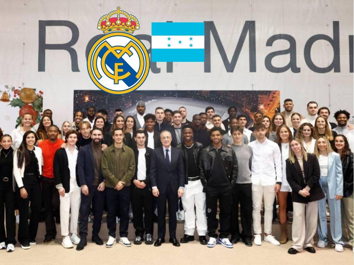 Honduras, presente en la cena de Navidad del Real Madrid, ¿quién es el catracho que asistió a la gala?