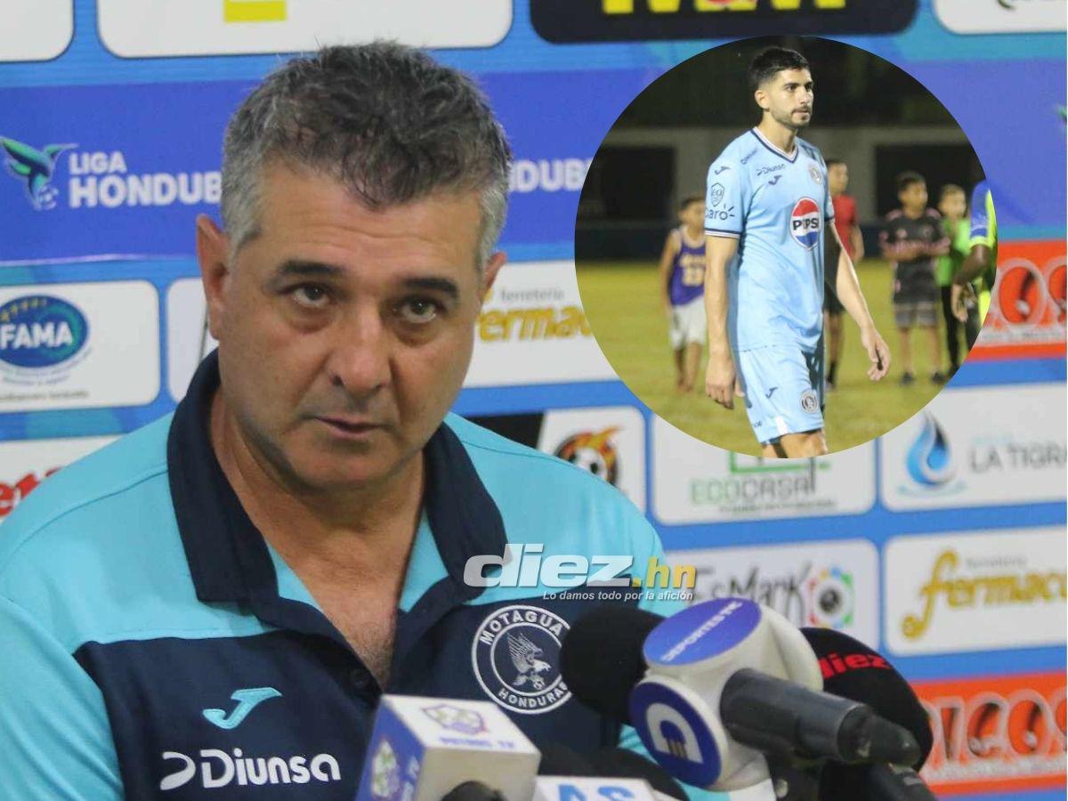 Diego Vázquez dice que Motagua mereció ganarle al Olancho y habla del debut de Sebastián Cardozo