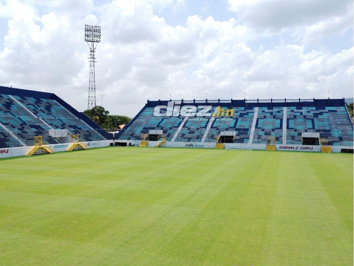 ¡Vienen dugouts nuevos! Así preparan el Estadio Morazán para su reapertura en el clásico Real España vs Olimpia