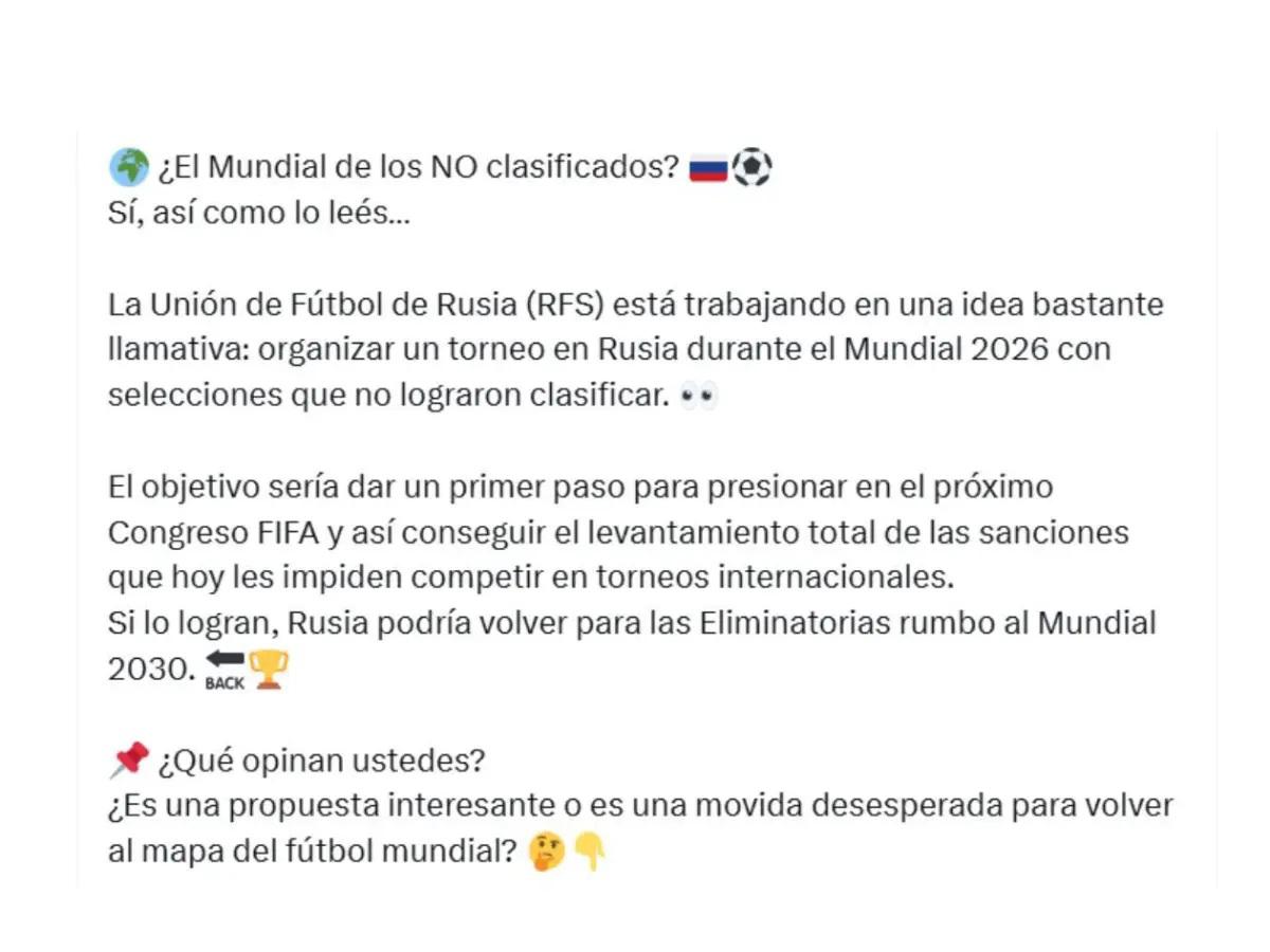 Potencia fue expulsada por este motivo y ahora mete presión a FIFA para armar otro Mundial 2026 ¿Honduras puede clasificar?