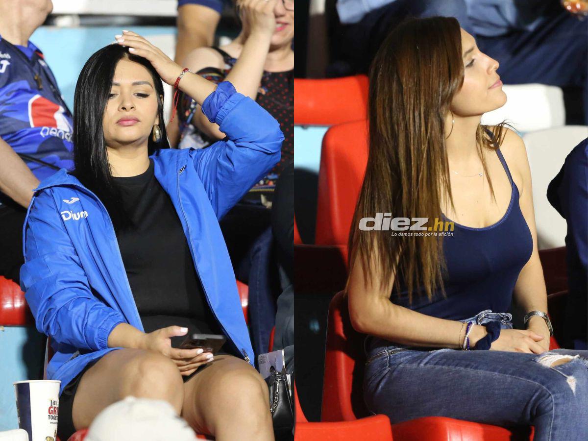 Chica de bolso rosado cautiva, las lindas hinchas del Motagua en el Nacional y novia de Auzmendi se hizo presente