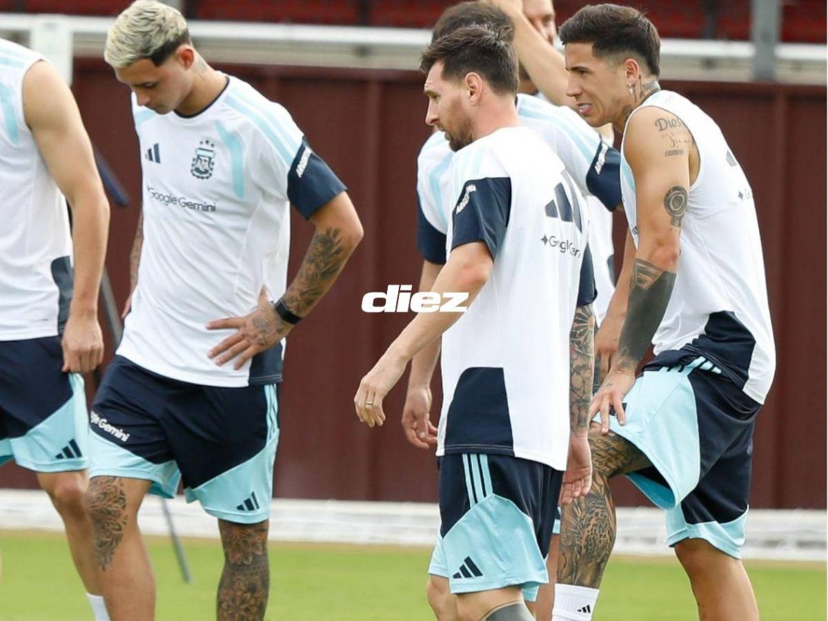 ¡Con Messi a la cabeza! Así fue el último entreno de la Selección Argentina