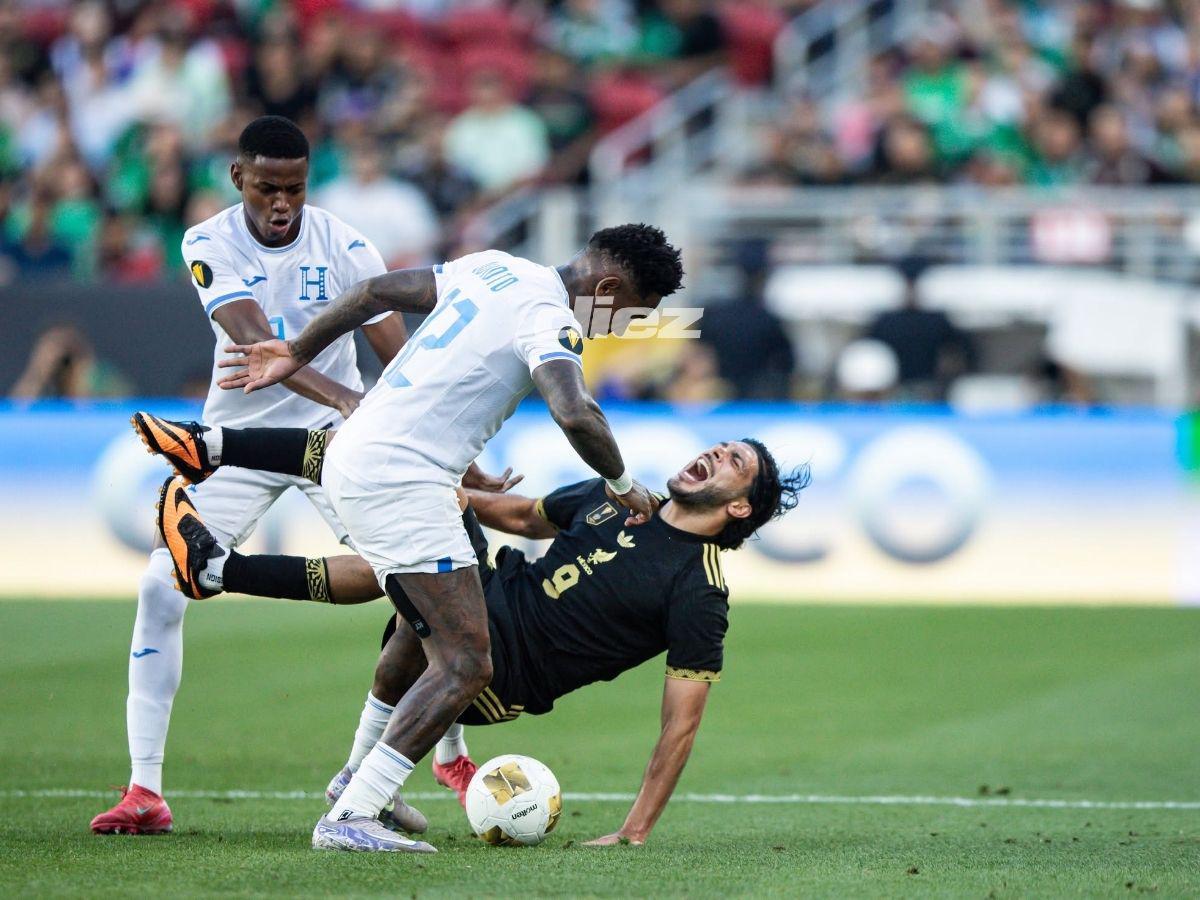 Penal no pitado a Honduras, bronca de México, rostros tristes en La H y feo desplante del Vasco Aguirre con hondureño