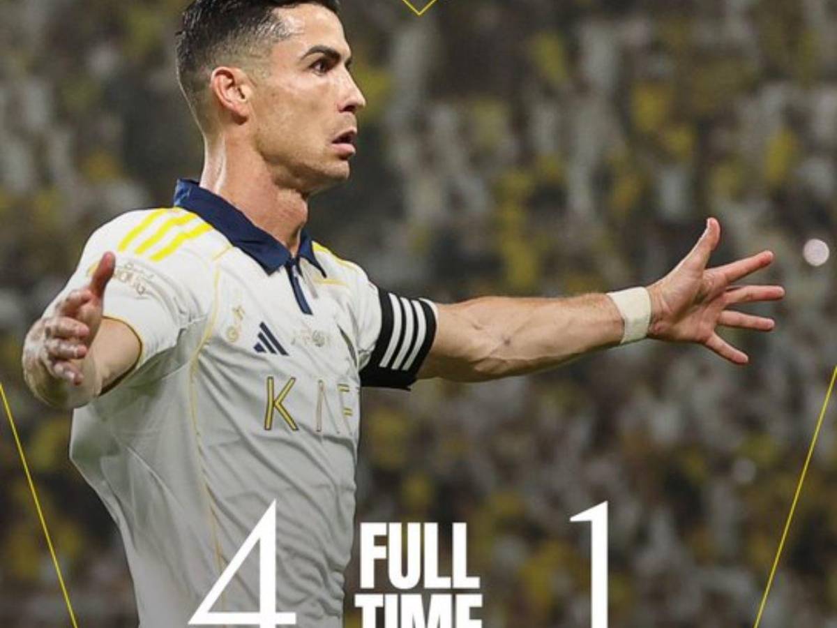 Cristiano Ronaldo se exhibió y lloró: así festejó CR7 su primer título en Arabia