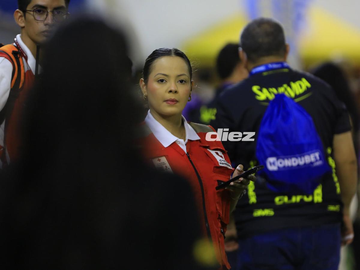 Se revela la identidad de la hermosa paramédica que se hizo viral y robó suspiros en la final entre Real España - Olimpia