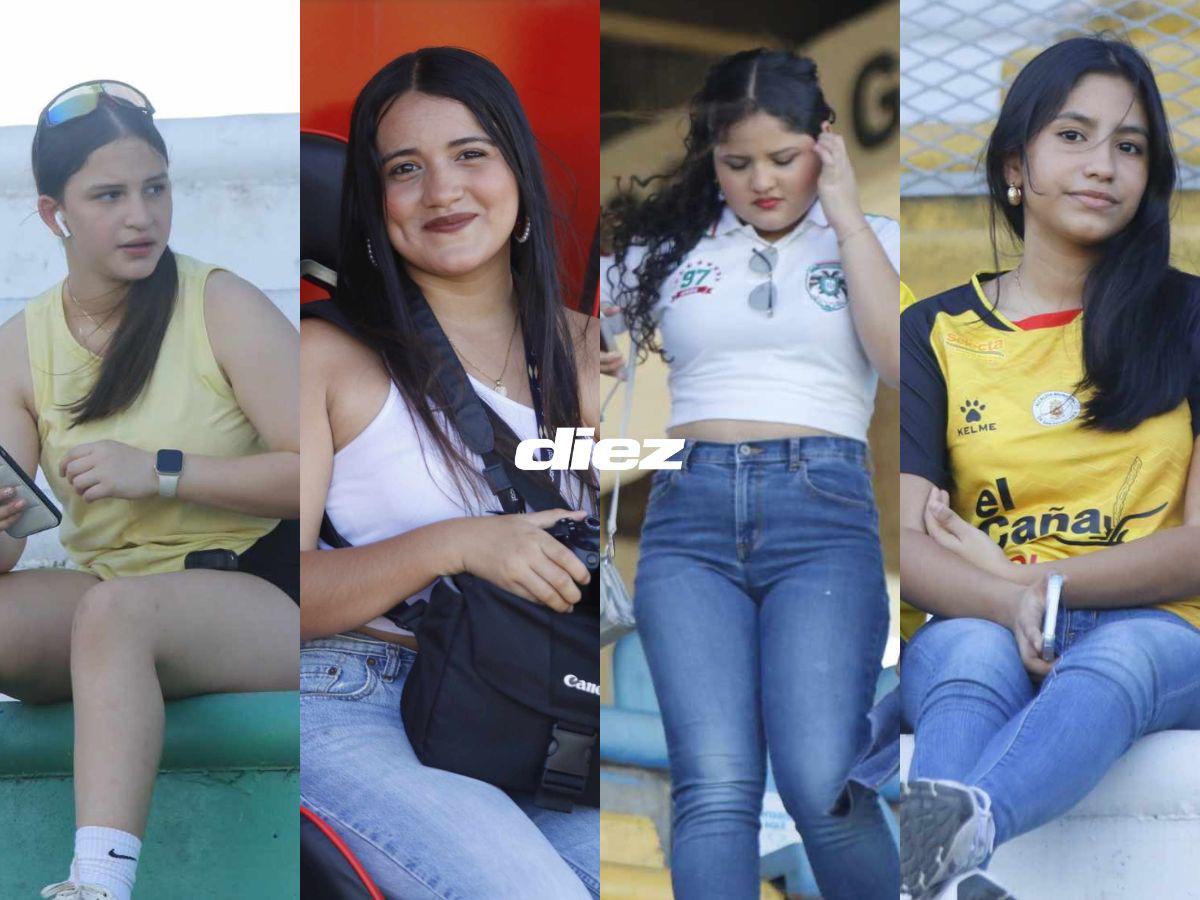 Chicas bellas adornan la previa del clásico Marathón-Real España y la policía blinda el Olímpico