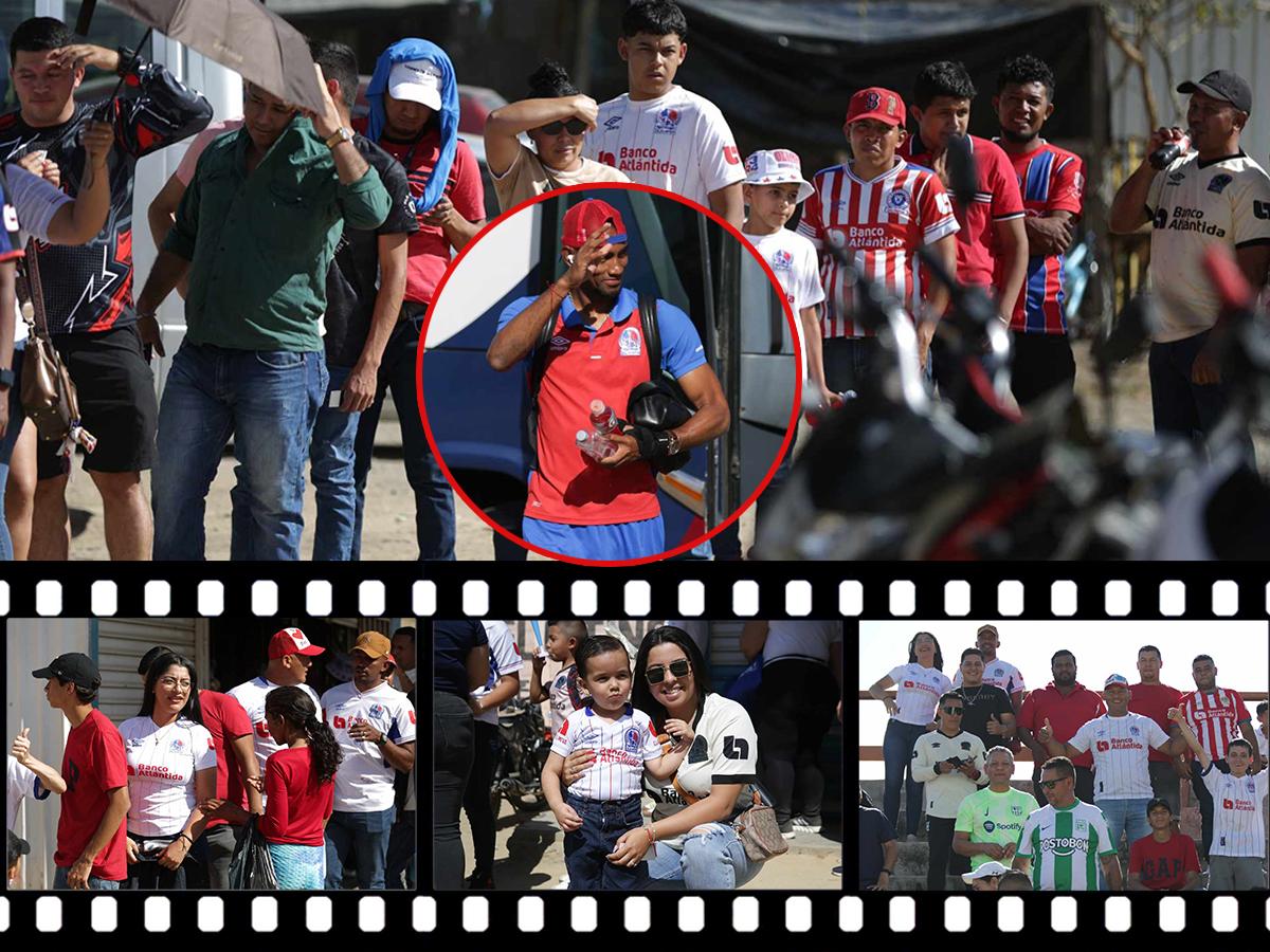 Locura por Olimpia en Danlí: nadie se quiso perder la visita del león y llegaron en familias; así respondieron los jugadores