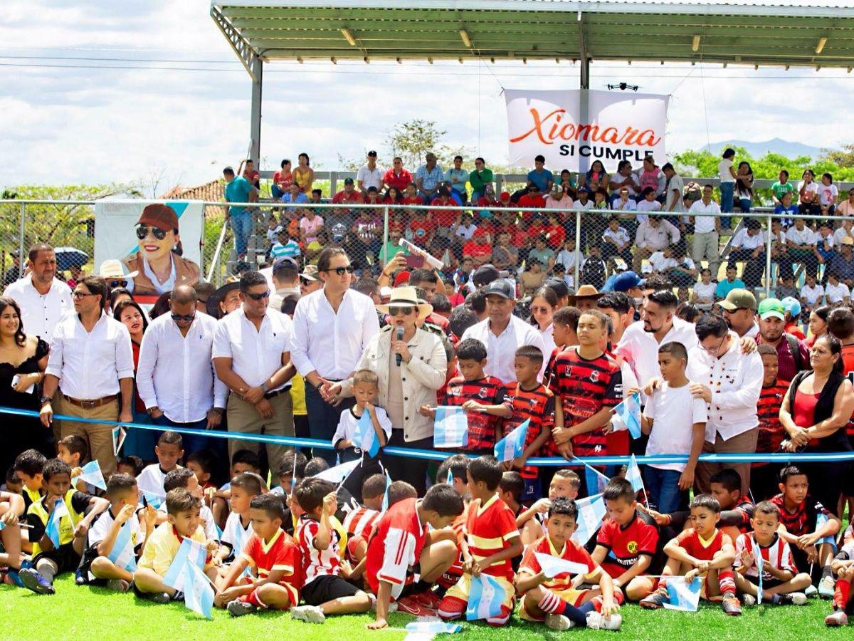 Las imágenes del nuevo mini-estadio en Yoro tras inauguración de CONDEPOR
