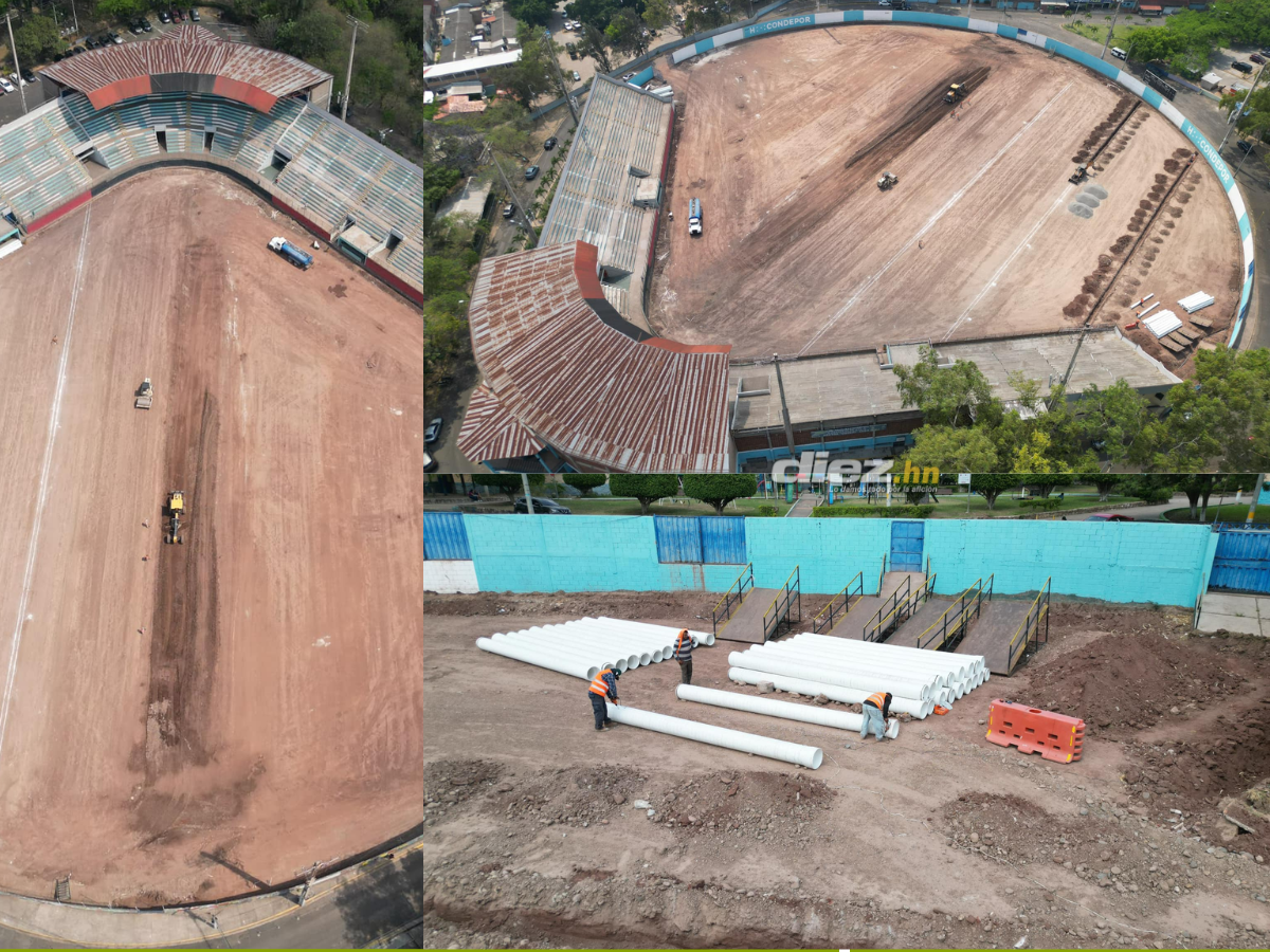 Condepor instala moderno sistema de drenaje en el Estadio Héctor “Chochi” Sosa