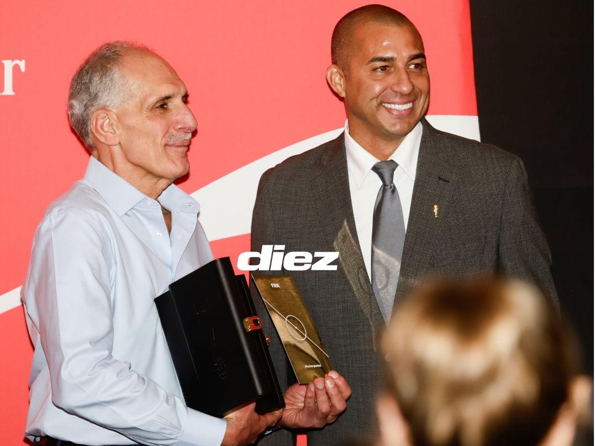¡Histórica visita a Honduras! David Trezeguet, leyenda del fútbol presentó la Copa del Mundo con Nasry Asfura