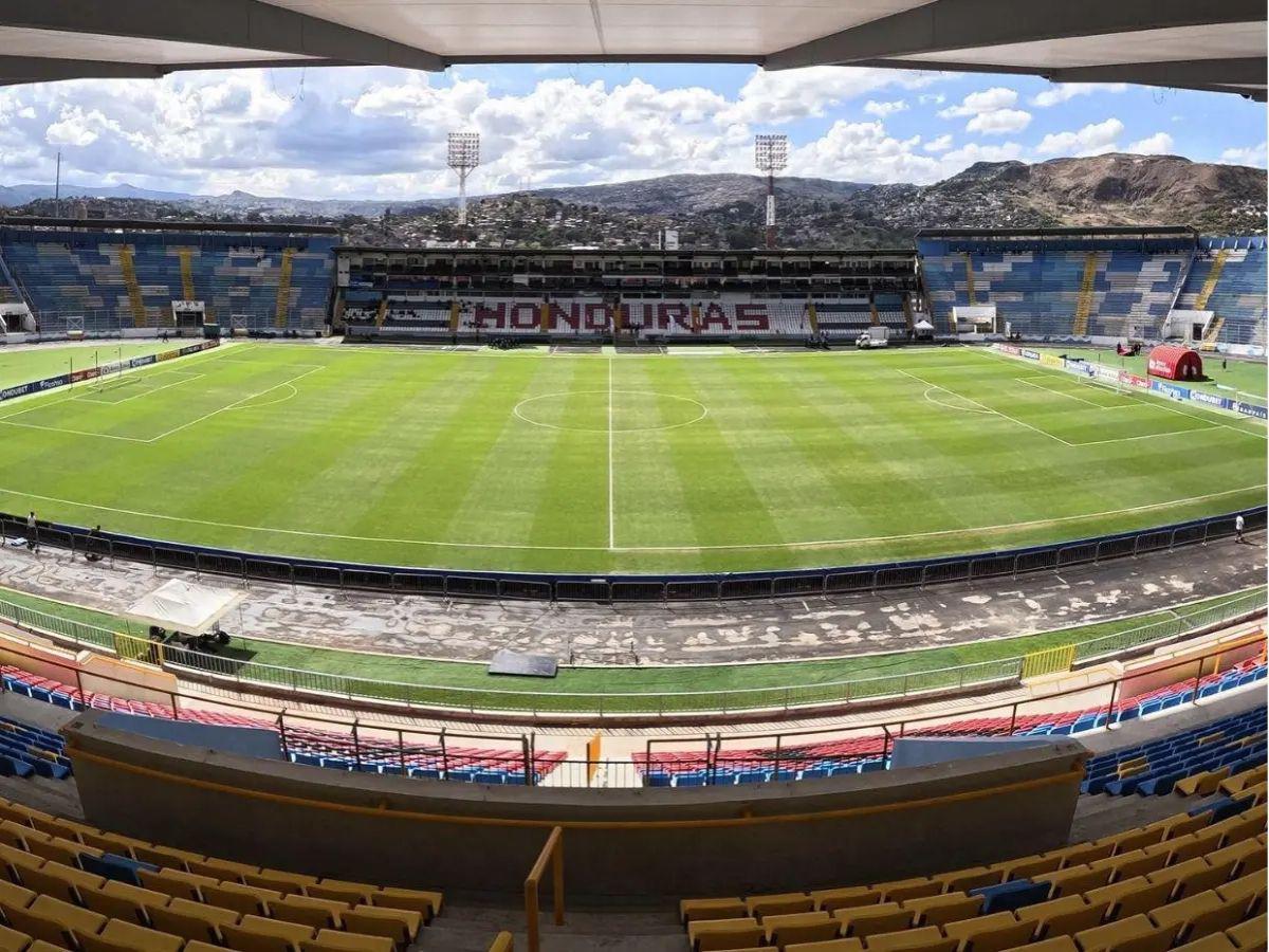 Espectacular: Así luce el Estadio Nacional Chelato Uclés con la nueva fachada y el letrero