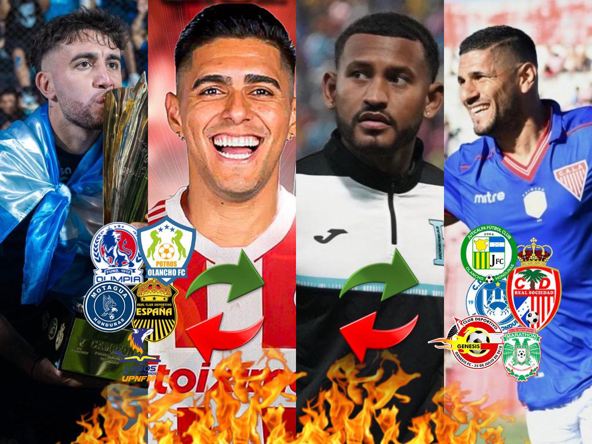 Fichajes en Motagua y Real España, Palma y Obregón cambian de aires y regresan dos exmundialistas con Honduras
