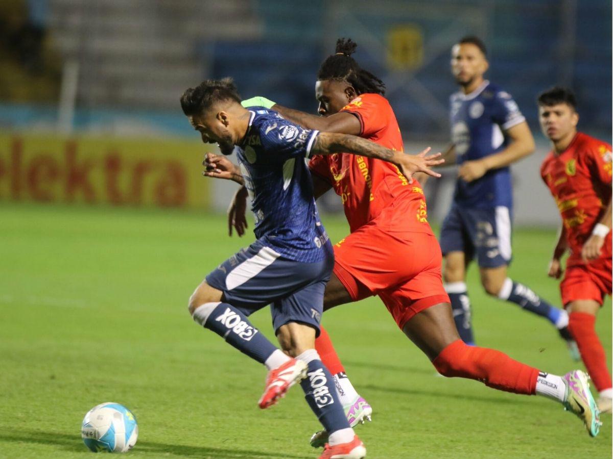 ¡Bailada al Motagua! Las imágenes de la humillante derrota del Ciclón ante Real España en el Nacional