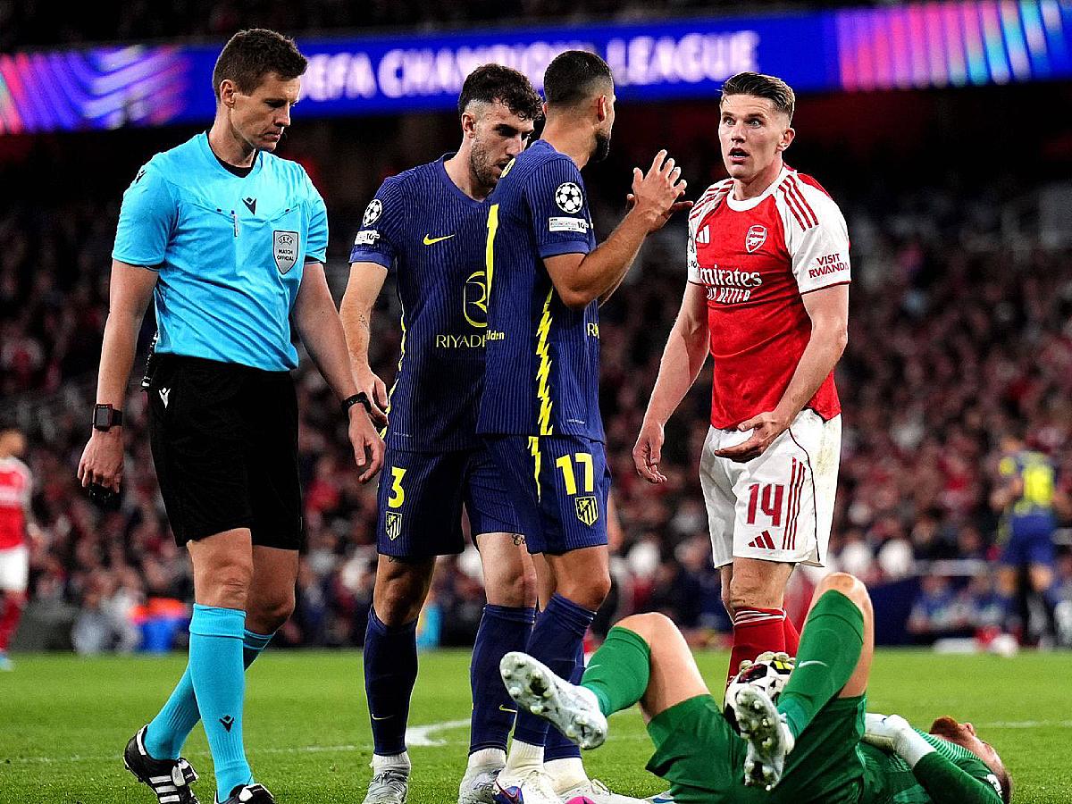 La UEFA elige para la final de Champions al árbitro que indignó al Atlético ante Arsenal