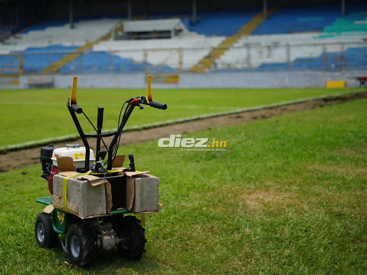 Adiós a la pesadilla: El Estadio Morazán se despide de la grama vieja para instalar engramillado de primer mundo