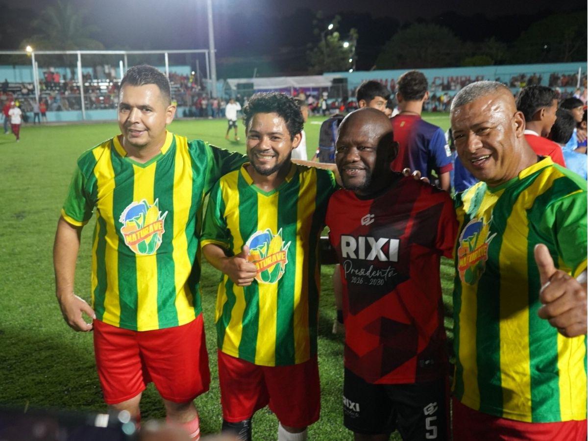 ¡Con leyendas! Condepor inaugura cancha sintética en reconocido municipio de Francisco Morazán