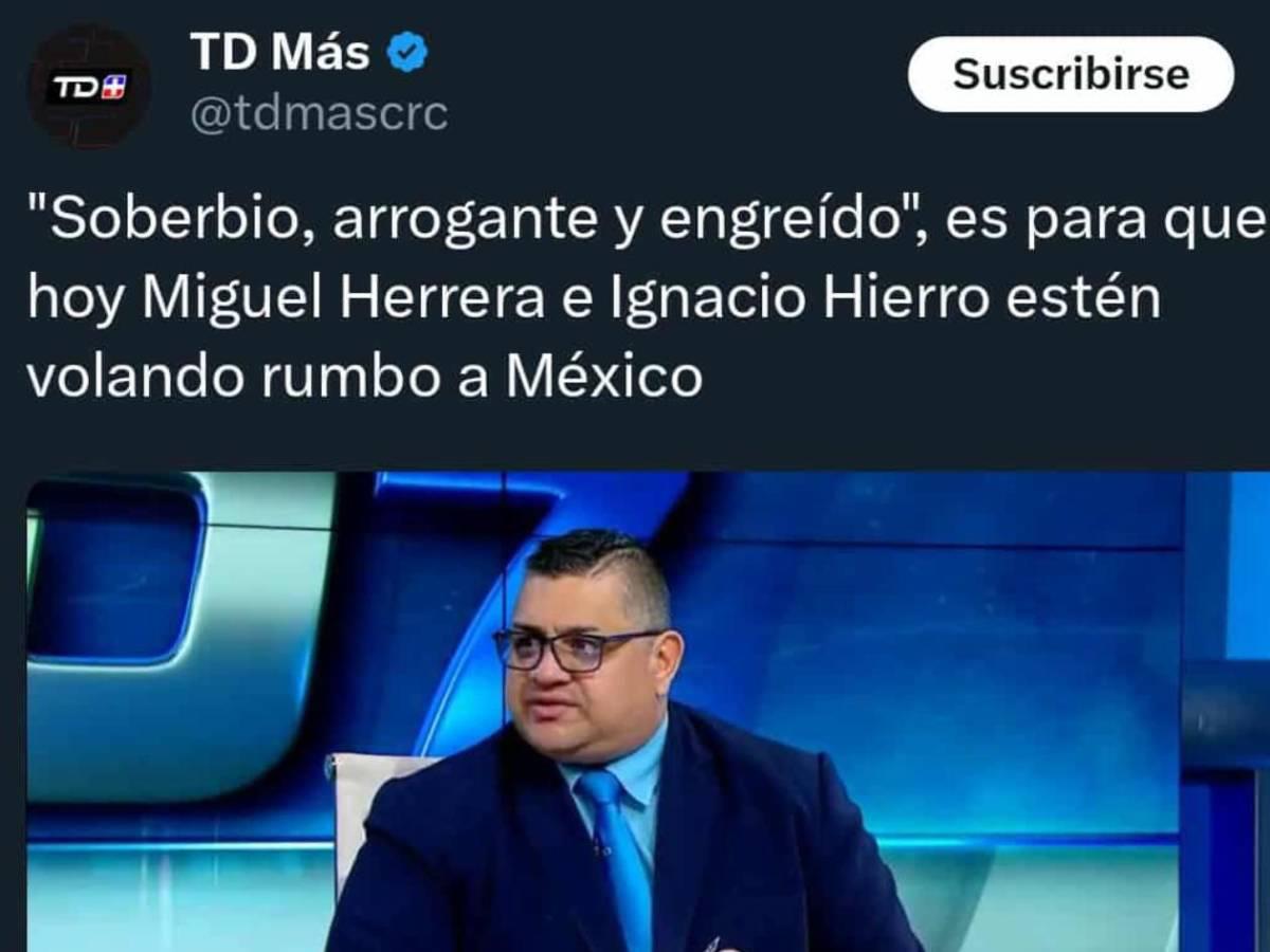 En Costa Rica hacen rotunda petición para el partido contra Honduras y lo que dicen de Piojo Herrera: Que no...