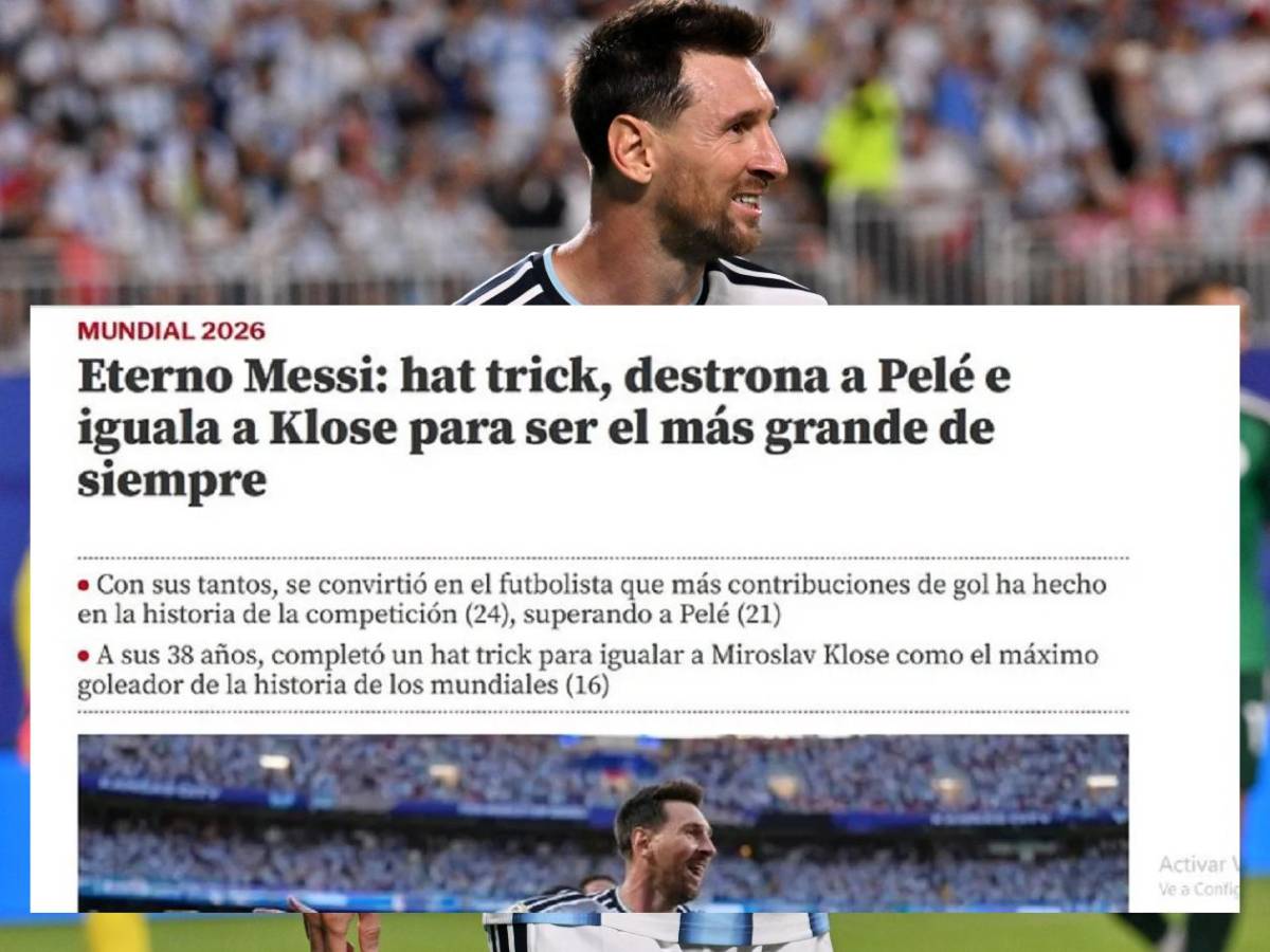 Siempre tiene alguna ayudita: la prensa sobre el hat-trick de Messi en el Mundial