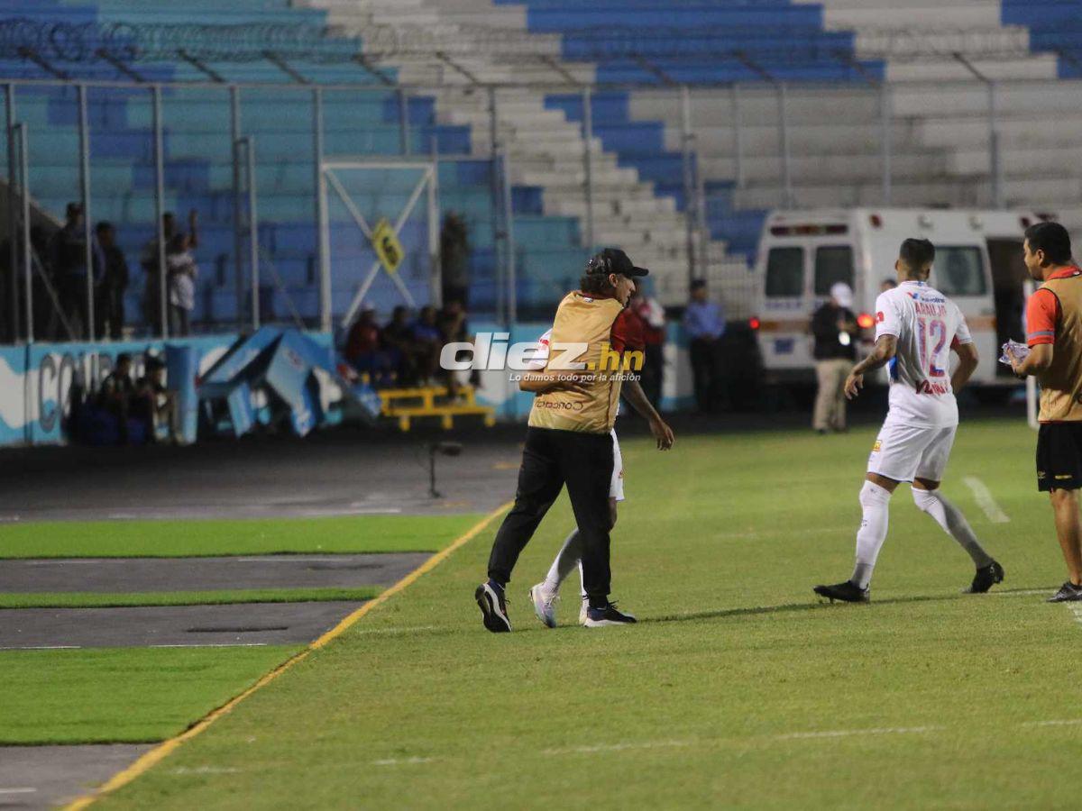 La paliza de Olimpia, rostros tristes en Real España, la bronca de “Palomo” Rodríguez y el homenaje especial a Yustin Arboleda