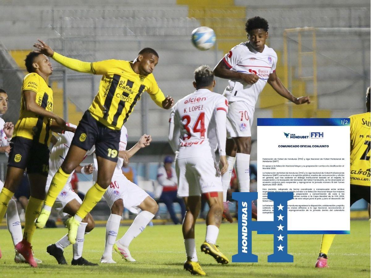 La Liga Nacional suspende la jornada 18 del Apertura: prioridad total a la Selección de Honduras en su camino al Mundial
