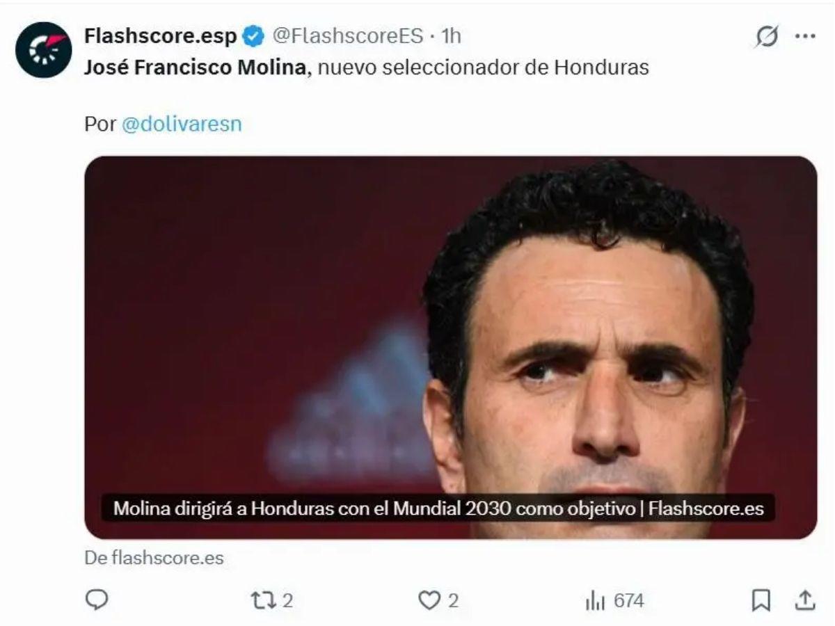 ¡Su fichaje por Honduras retumbó en Europa! Lo que dicen los medios deportivos sobre la contratación de José Molina