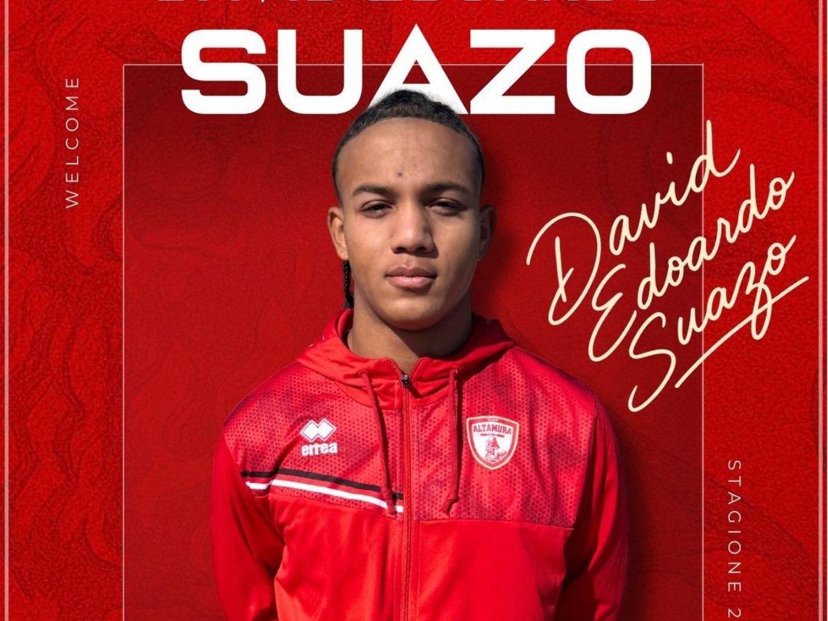 David Edoardo, hijo mayor de David Suazo, sorprende tras escalar y cambiar de equipo en el fútbol de Italia