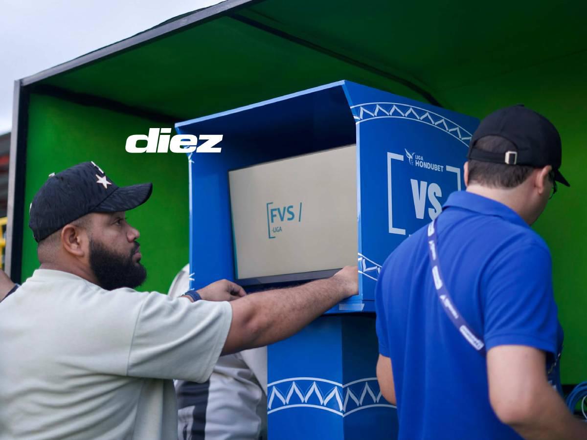 Los últimos toques en la instalación del FVS en el estadio Rubén Deras.