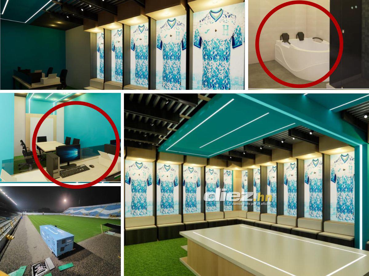 ¡De primer nivel! Así serán los nuevos camerinos del estadio Francisco Morazán, ¿cuándo se inauguran?
