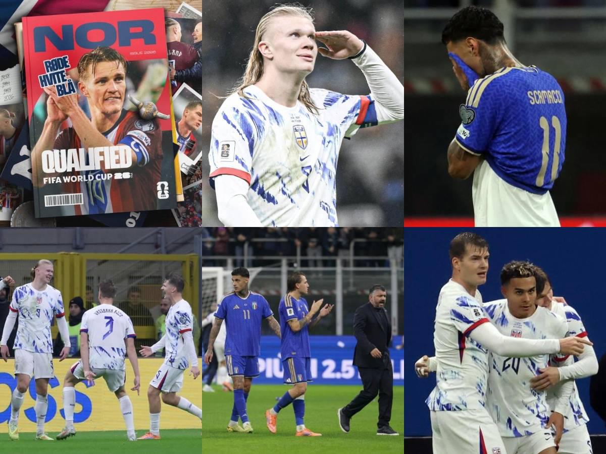 Mundial 2026: Haaland sigue rompiendo récords, Italia a su tercer repechaje consecutivo y Noruega logra lo histórico