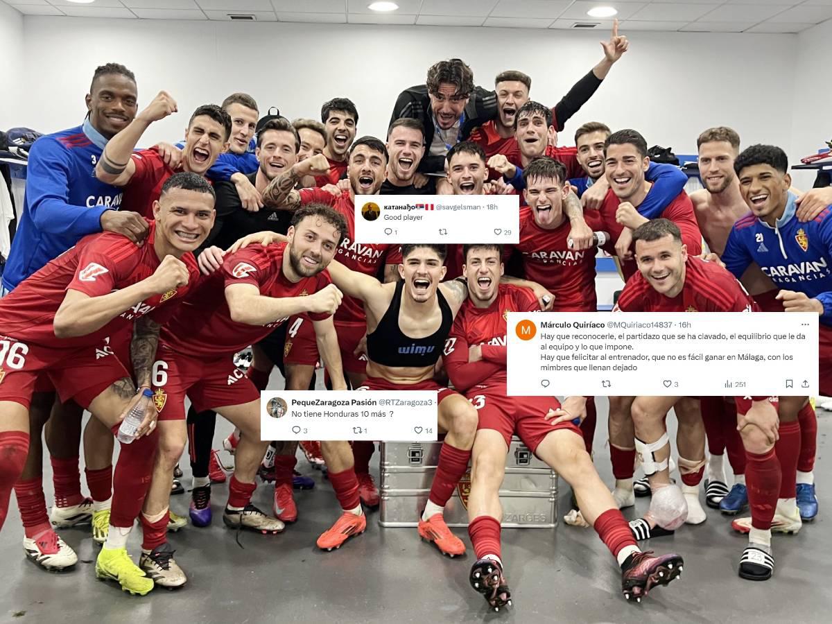“Vaya crack, hágase la opción de compra”, afición de Zaragoza destacó a Kervin Arriaga al ser nombrado MVP del juego contra Málaga