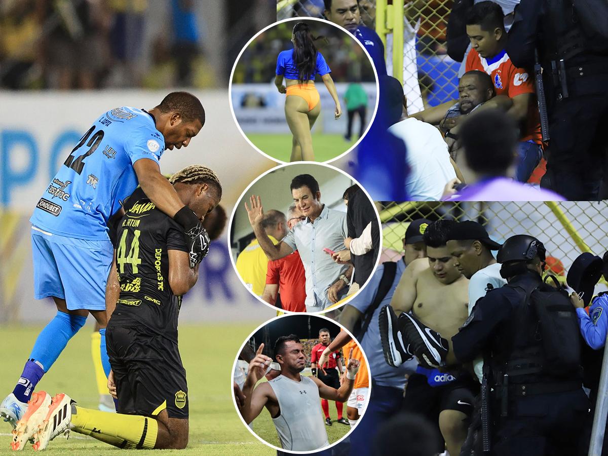 ¿Se metió una chica al partido? Las lágrimas de Edwin Rodríguez, el júbilo de Espinel, el desmayado y lo que hacía Nasralla